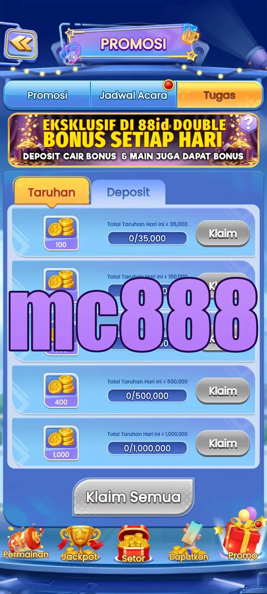 mc888 Masuk